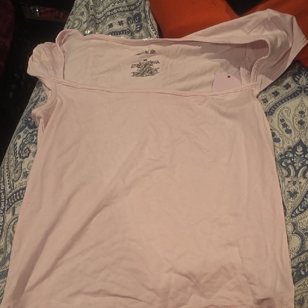 ❤️10/$13 New Baby Pink Top Stretchy
